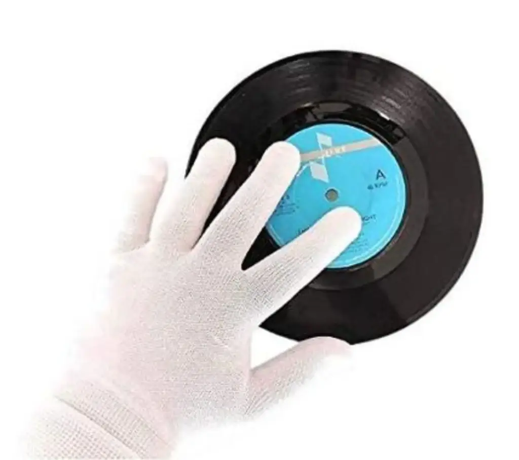Precision Record Cleaning Gloves (2 PAIRS) CD & Vinyl Anti Static